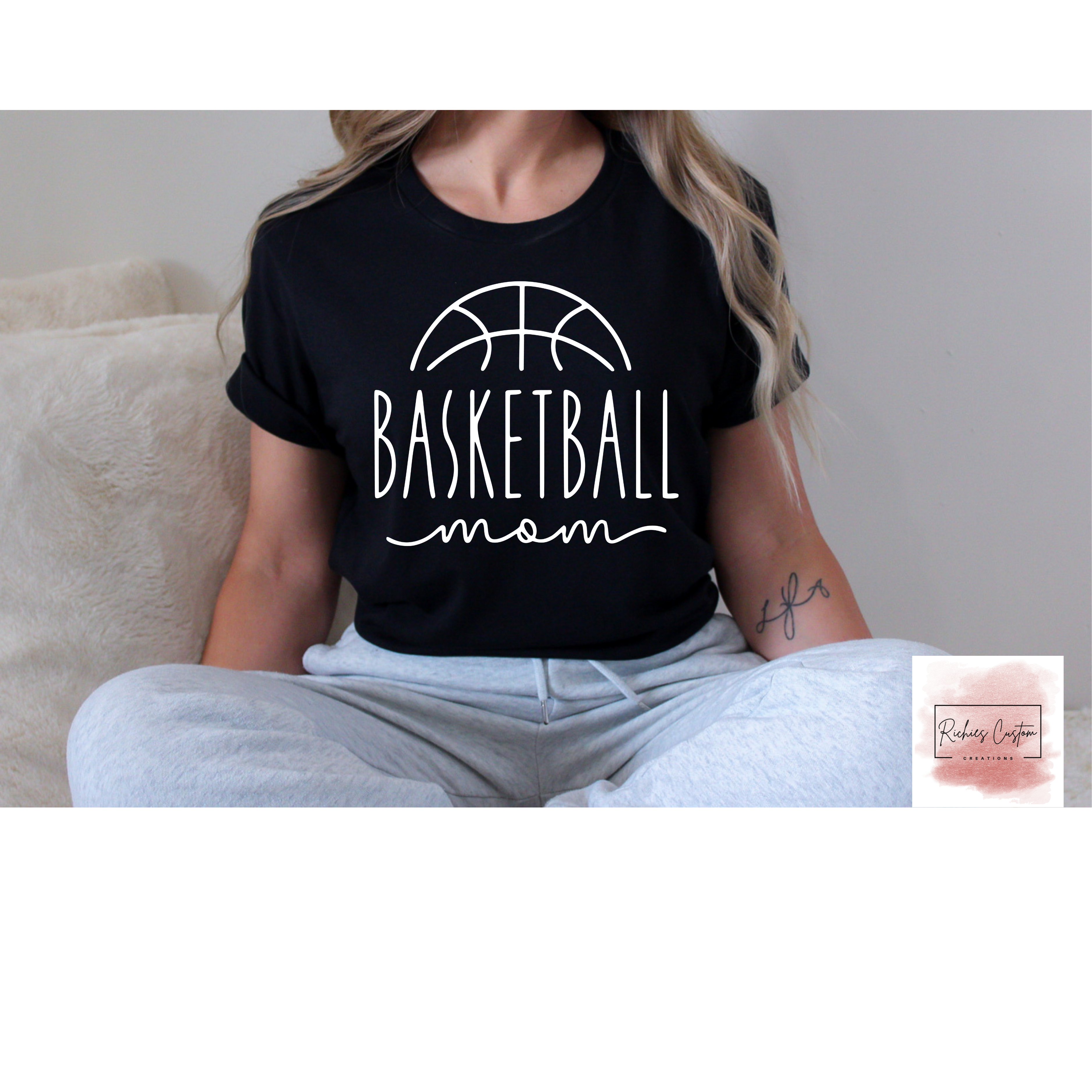 Custom basketball fashion mom shirts