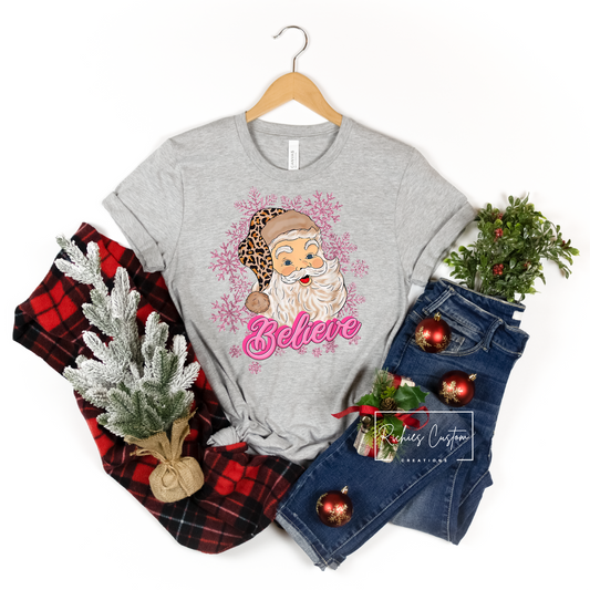 Pink Believe Santa