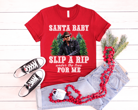 Santa Baby Slip A RIP Under The Tree